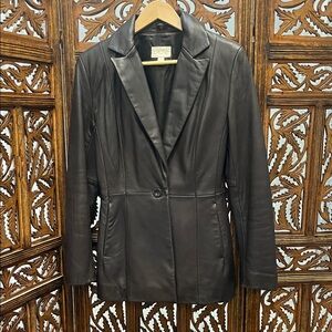 Cache Dark Brown Leather Women's Jacket